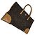 Borsa a mano in lana marrone Prada Cleo - vista 2