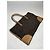 Borsa a mano in lana marrone Prada Cleo - vista 5