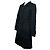 Abrigo trench de lana negra Sandringham de Burberry Negro