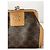 Céline Cartera de cuero marrón Celine Triomphe Castaño - vista 4