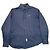 Camisa de algodón azul marino Burberry
