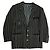 Autre Marque Kansai Yamamoto Anthrazit Wolljacke Anthrazitgrau