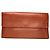Louis Vuitton Louise Brown Leder Geldbörse Braun