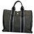 Borsa a mano in cotone nero Hermès