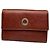 Céline Cartera de cuero marrón Celine Triomphe Castaño