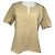 Top de lino beige Issey Miyake
