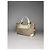 Céline Bolso de cuero blanco Celine Boogie - vista 5