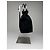 Borsa in cotone nera Double Knot di Bottega Veneta Nero - vista 3
