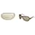 Autres lunettes de soleil en plastique Yves Saint Laurent Beige  - vue 1