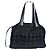 Borsa a mano in cotone nero Chanel