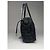 Borsa a mano in cotone nero Chanel - vista 2