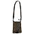 Coach Signature Sufflette braune Baumwollhandtasche