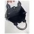 Hermès schwarze Baumwollhandtasche - Ansicht 2