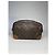 Clutch in pelle marrone Chantilly Louis Vuitton - vista 5