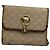 Céline Cartera de cuero beige Celine Triomphe