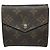Cartera de cuero marrón Vénus de Louis Vuitton Castaño