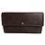 Cartera de cuero marrón Louis Vuitton Flore Castaño