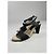 Schwarze Lederabsätze von Jil Sander - Ansicht 3