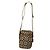 Borsa a mano in cotone beige Sufflette Signature di Coach