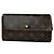 Portafoglio in pelle marrone Emilie Louis Vuitton
