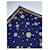Céline Fazzoletto in seta blu navy Celine  - vista 3