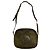 Borsa a mano in cotone verde Fendi Baguette