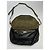 Borsa a mano in cotone verde Fendi Baguette - vista 2