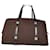 Borsa a mano in cotone marrone Givenchy 4G  - vista 1