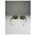 Céline Celine Silberne Metallsonnenbrille - Ansicht 3