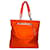 Prada Bibliothèque Orange Polyester Handtasche - Ansicht 2