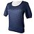 Dior Oblique Monogram Wolle Kurzarmpullover Marineblau