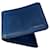 Borsa in pelle blu Prada