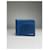 Borsa in pelle blu Prada - vista 2