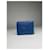 Borsa in pelle blu Prada - vista 3