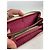 Cartera mini sierra de cuero patentado rojo de Coach Cartable Roja - vista 4