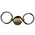 Pendente in acciaio dorato Dior D'oro