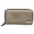 Fendi Silver Leather Wallet Silvery
