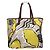 Borsa a mano in cotone giallo Emilio Pucci