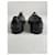 Yves Saint Laurent Noir Cuir Lacets  - vue 5
