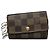 Borsa in pelle marrone Louis Vuitton Lockme