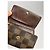 Borsa in pelle marrone Louis Vuitton Lockme - vista 5