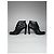 Jil Sander schwarze Lackleder Stiefeletten - Ansicht 5