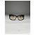 Occhiali da sole in plastica marroni Gucci Marrone - vista 3