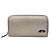 Fendi Silver Leather Wallet Silvery