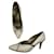 Talons en cuir blanc Yves Saint Laurent  - vue 1