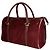 Borsa da viaggio in pelle bordeaux Cartier Bordò