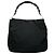 Borsa a tracolla convertibile Gucci Bamboo in poliestere nero