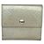 Louis Vuitton Pont 9 Ecru Leder Geldbörse Roh