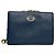 Autre Marque Non Signé / Unsigned Navy Leather Wallet Navy blue