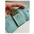Borsa in pelle turchese Gucci GG Blooms - vista 4